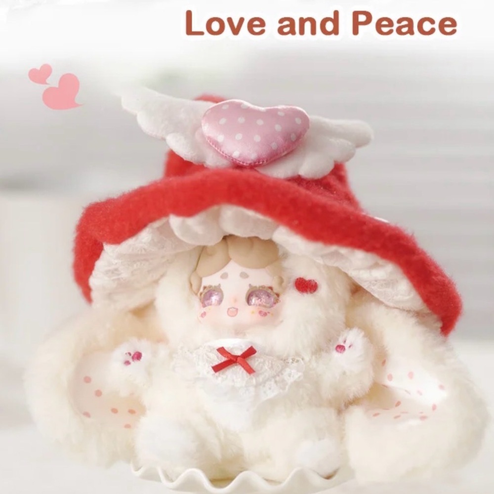 Lucky Deer Nai The Witch's Letter Series Plush Pendant- LOVE AND PEACE